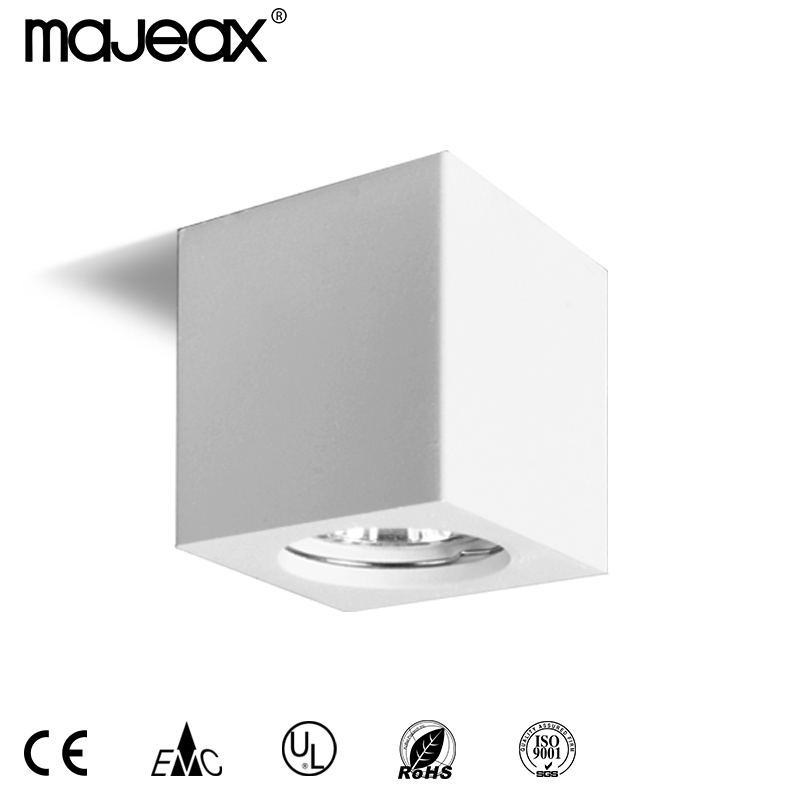 Paintable modern plaster ceiling lamp MC-9262