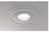 Decorative trimless ceiling fixture Without Lamp. Suitable Lamp -MR16/GU10