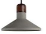 Cement Pendent Lamp. Black Sandstone Finish With E- 27 Holder